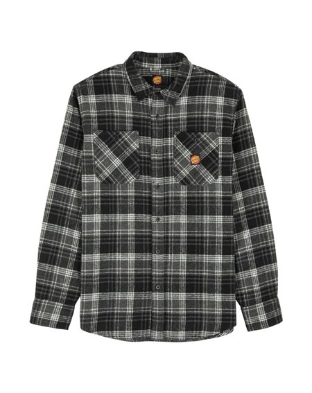 Santa Cruz Camisa Homem Apex (Black Check)