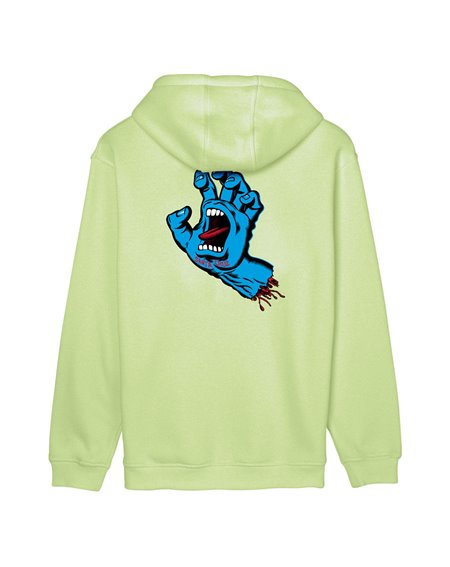 Santa Cruz Sudadera con Capucha Hombre Screaming Hand Chest (Matcha)