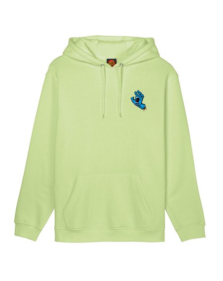 Santa Cruz Sweat à Capuche Homme Screaming Hand Chest (Matcha)