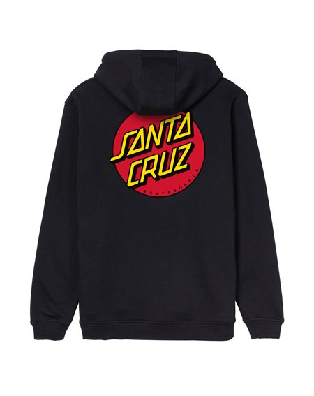 Santa Cruz Moleton com Capuz Homem Classic Dot Chest (Black)