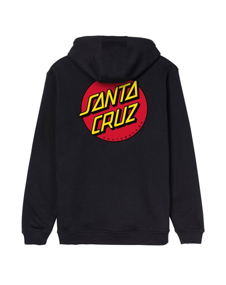 Santa Cruz Herren Kapuzenpullover Classic Dot Chest (Black)