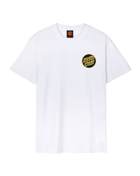 Santa Cruz Camiseta Hombre Kendall Wolf Dot (White) 2