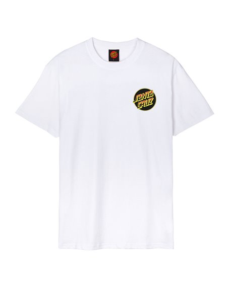 Santa Cruz Camiseta Hombre Kendall Wolf Dot (White)