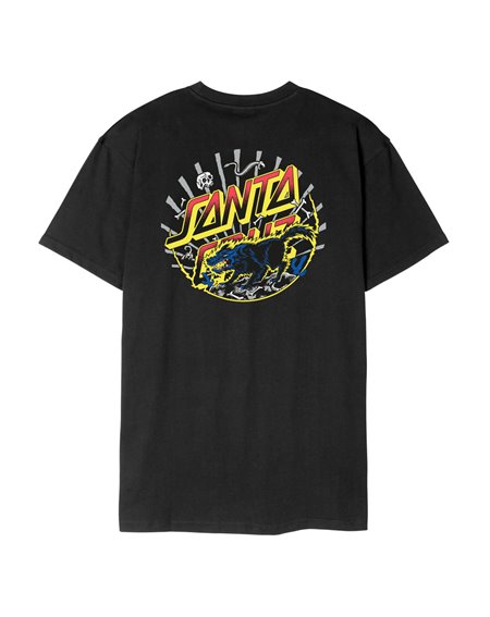 Santa Cruz Herren T-Shirt Kendall Wolf Dot (Black)