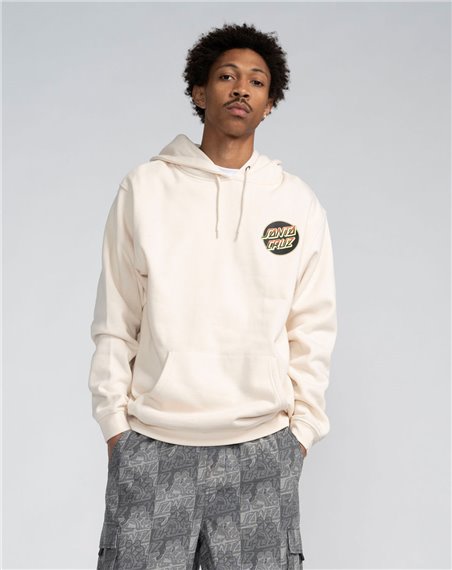 Santa Cruz Men's Hoodie Kendall Wolf Dot (Chalk)