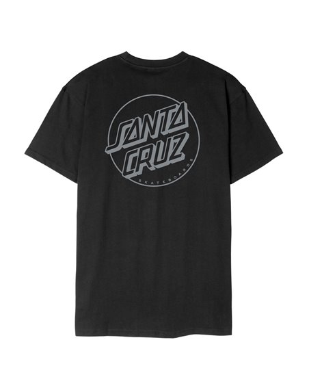 Santa Cruz T-Shirt Uomo Opus Dot Stripe (Black/Grey)