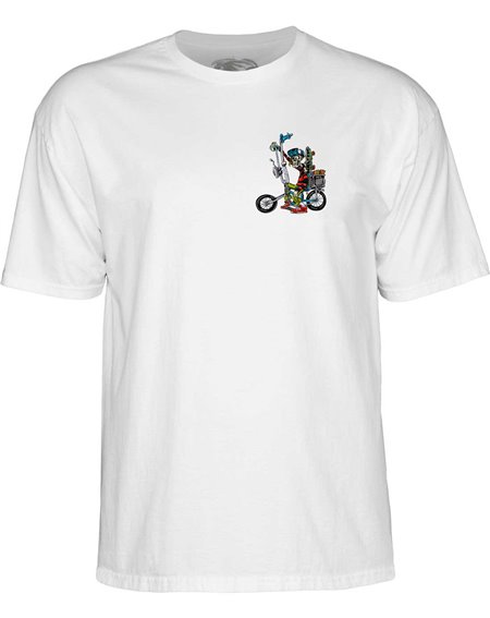 Powell Peralta Camiseta Steve Caballero Chopper Bike (White) 2