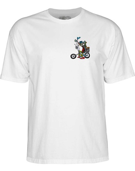 Powell Peralta Camiseta Steve Caballero Chopper Bike (White)