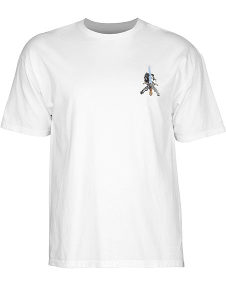 Powell Peralta Camiseta Skull and Sword (White)