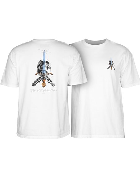 Powell Peralta Camiseta Skull and Sword (White)