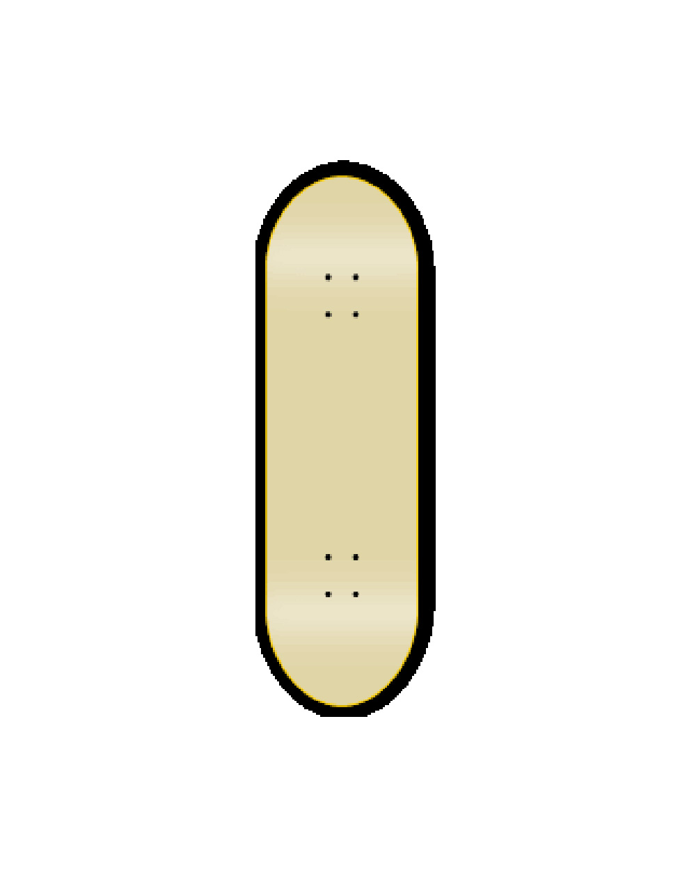 Yellowood Low Blank Z3 Fingerboard Deck