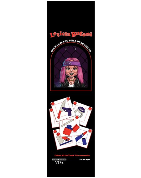 Thank You Skateboard Deck Leticia Bufoni Bride of Buddy (Collector's Box) 8.25" 2