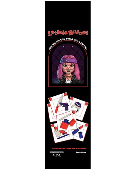 Thank You Skateboard Deck Leticia Bufoni Bride of Buddy (Collector's Box) 8.25"