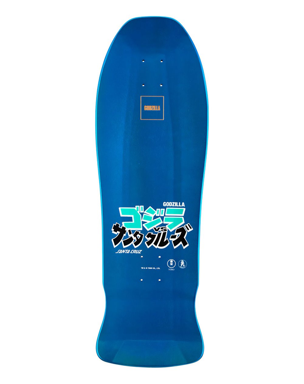 Santa Cruz Tabla Skateboard Godzilla Kaiju Roskopp 10.125"