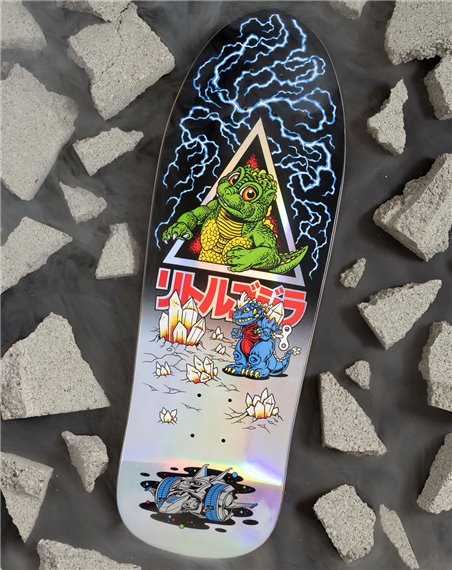 Santa Cruz Shape Skate Godzilla Jr. Natas 9.89"