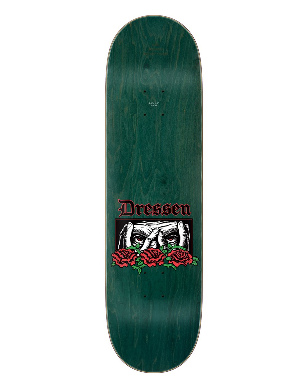 Santa Cruz Tabla Skateboard Dressen Rose Vine Everslick 8.50"