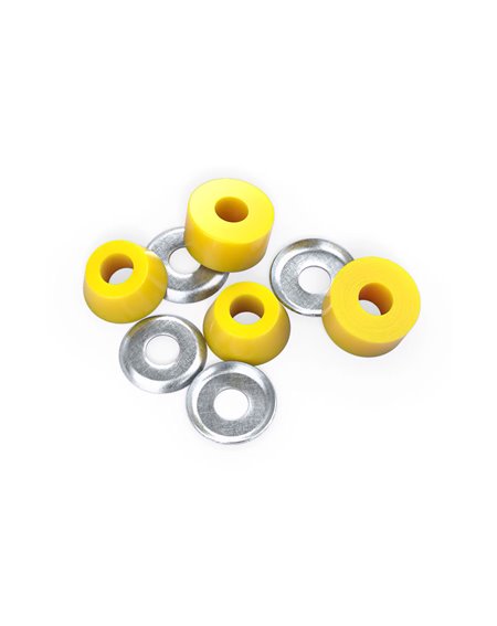 Gommes Skateboard Standard Cylinder Super Hard 96A Yellow 2