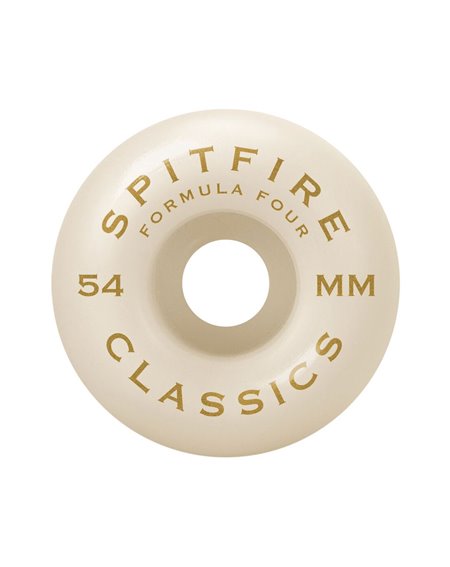 Spitfire Skateboard Wheels Formula Four Classic 54mm 101A pack of 4 2