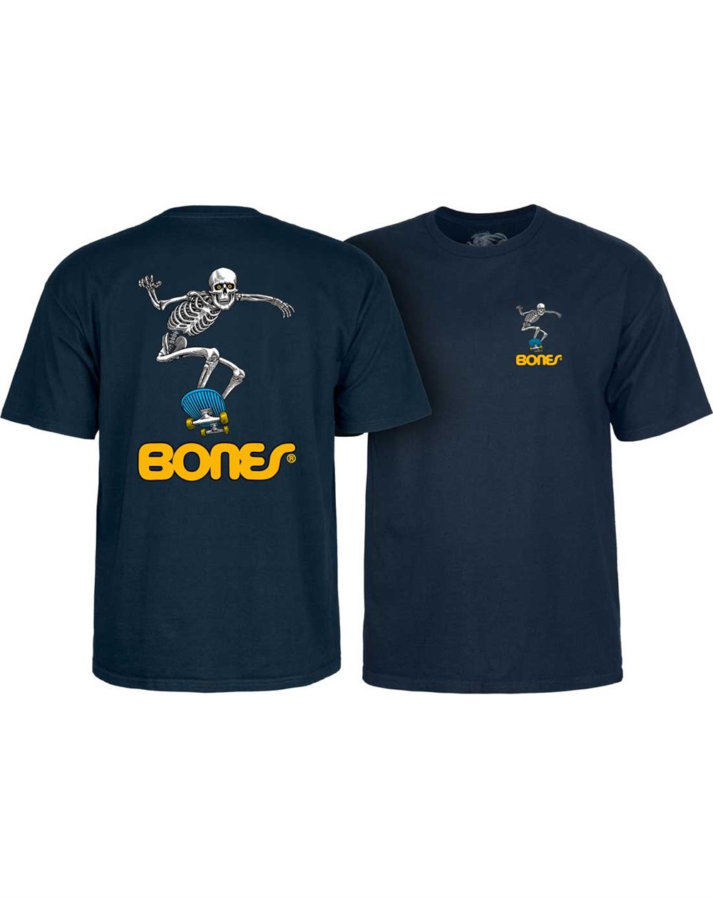 Powell Peralta T-Shirt Skateboard Skeleton II (Navy)