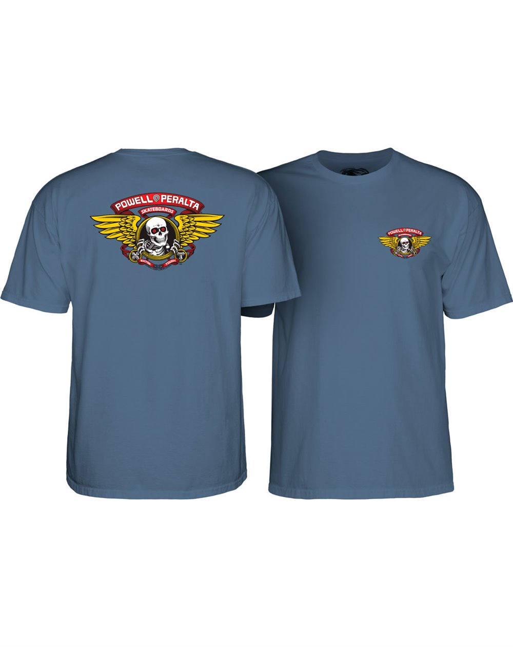 Powell Peralta Camiseta Winged Ripper (Indigo Blue)