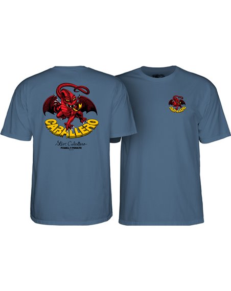 Powell Peralta T-Shirt Steve Caballero Dragon II (Indigo Blue)