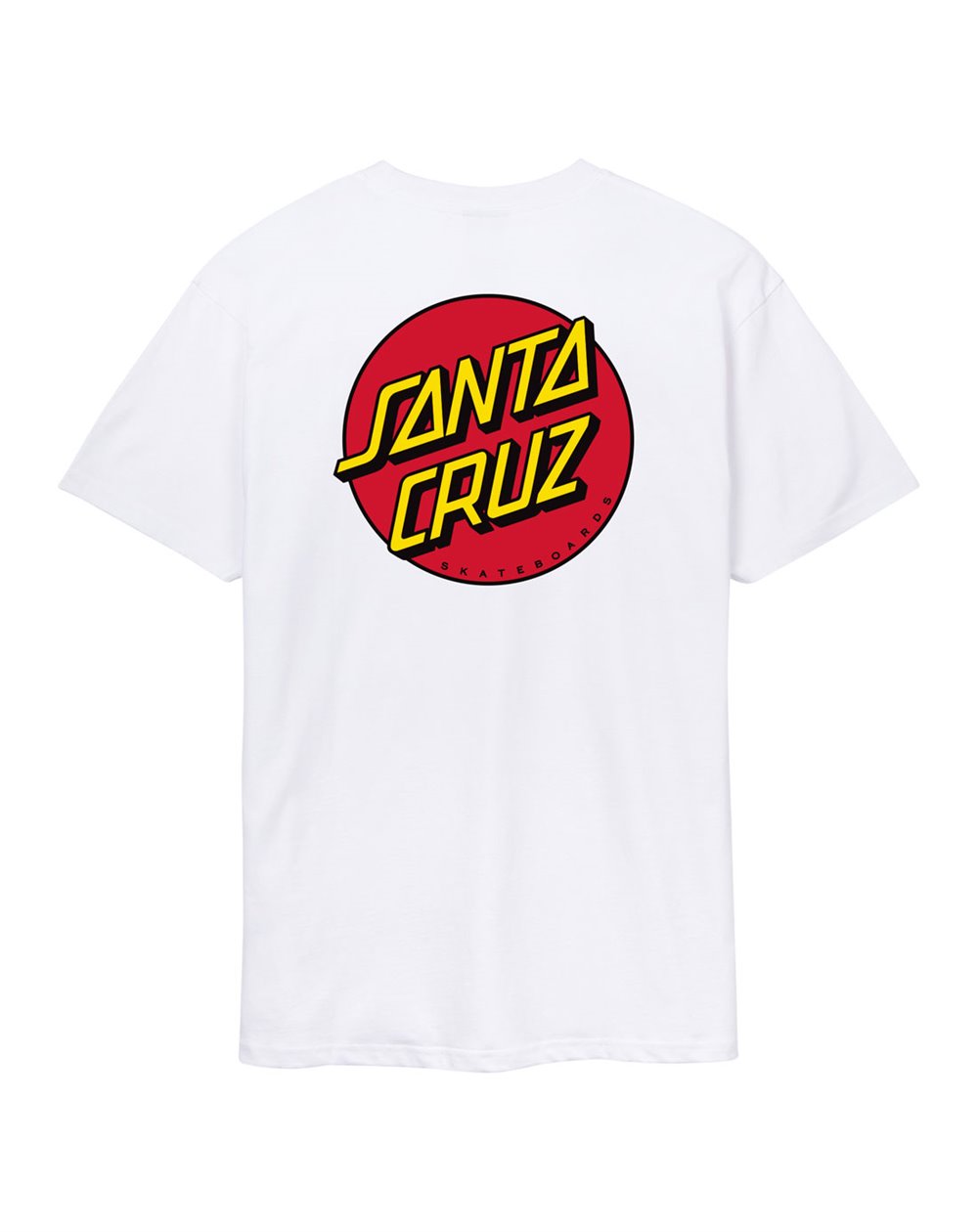 Santa Cruz T-Shirt Homme Classic Dot Chest (White)