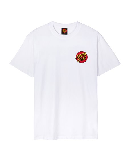 Santa Cruz Camiseta Homem Classic Dot Chest (White) 2