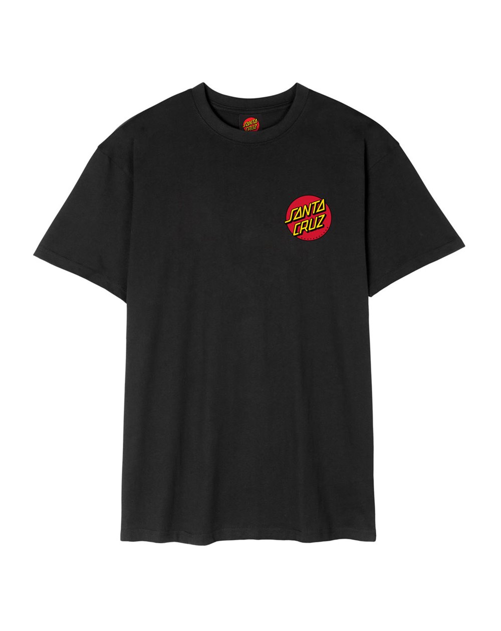 Santa Cruz Herren T-Shirt Classic Dot Chest (Black)