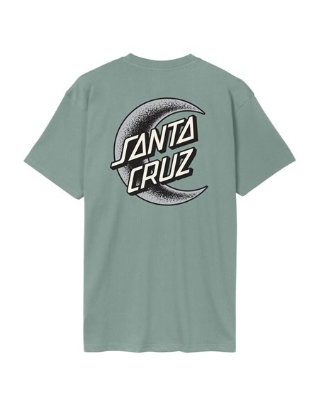 Santa Cruz Men's T-Shirt Crescent Moon Chest (Moon Rock)