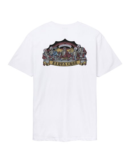 Santa Cruz T-Shirt Homme Guzman Dead Diners (White)