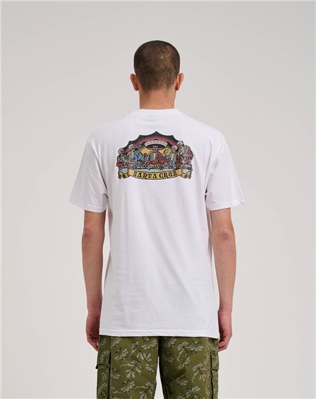 Santa Cruz Men's T-Shirt Guzman Dead Diners (White)