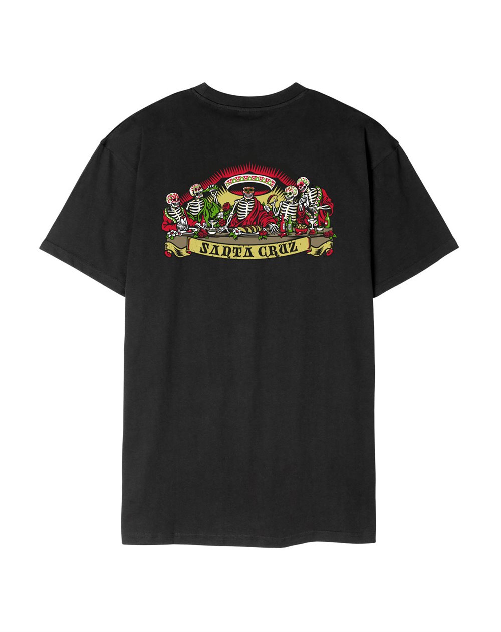 Santa Cruz Camiseta Hombre Guzman Dead Diners (Black)