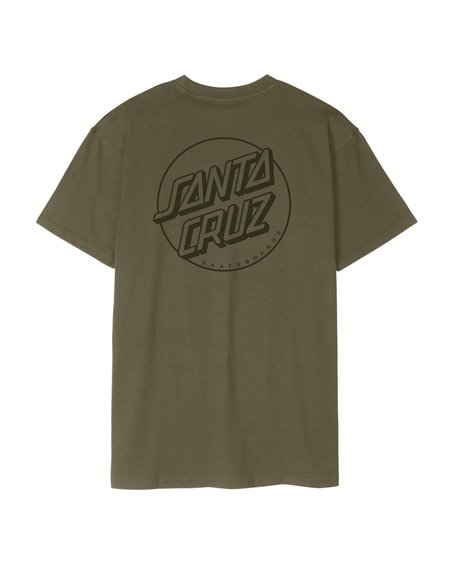 Santa Cruz Herren T-Shirt Tonal Opus Dot Stripe (Uniform Green)