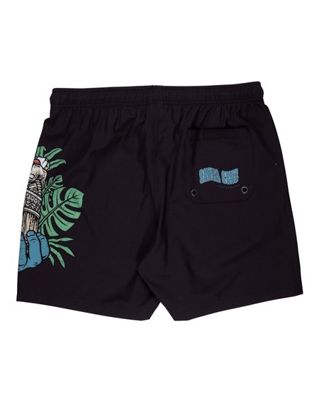 Santa Cruz Men's Swimshort Tiki Hand (Black) 2