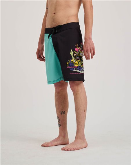 Santa Cruz Boardshort Homem Johnson Beast Wagon