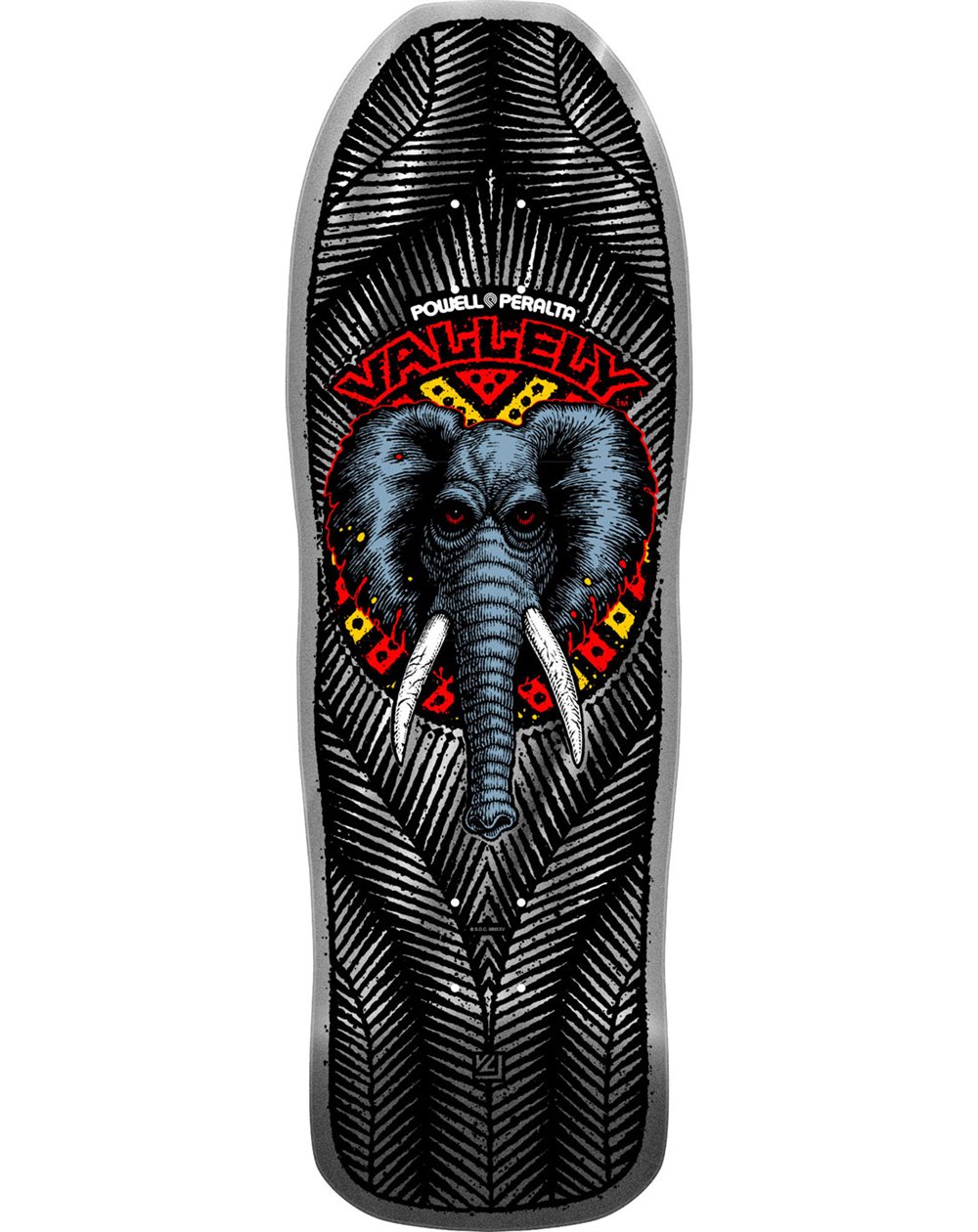 Powell Peralta Shape Skate Mike Vallely Elephant 10" (Silver Foil)