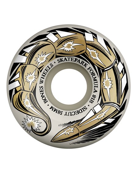 Bones Wheels Skateboard Räder SPF P5 Sidecut Scorpeedo 58mm 81B (101A) 4 er Pack