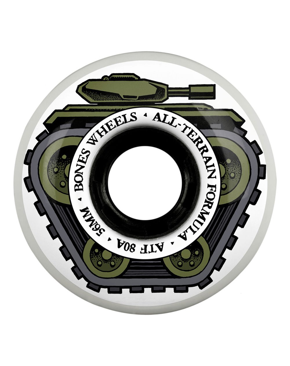 Bones Wheels Rodas Skate ATF Filmers All Tank 56mm 80A 4 peças