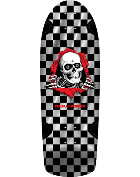 Powell Peralta Tabla Skateboard Ripper Checkered 10"