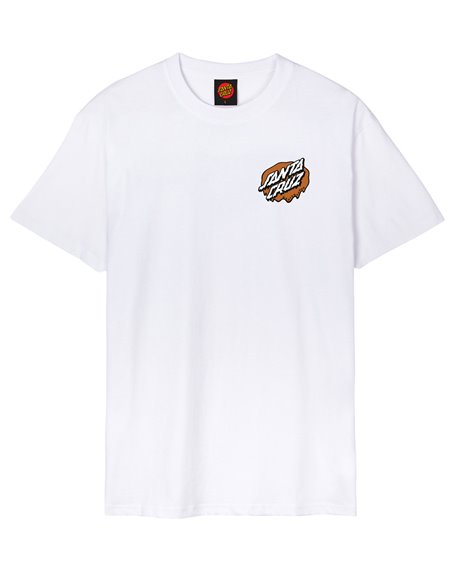 Santa Cruz T-Shirt Uomo Slime Scream (White)
