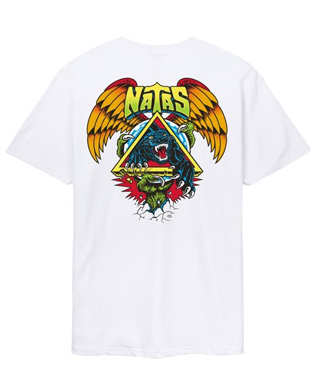 Santa Cruz Men's T-Shirt Natas SC Panther (White)