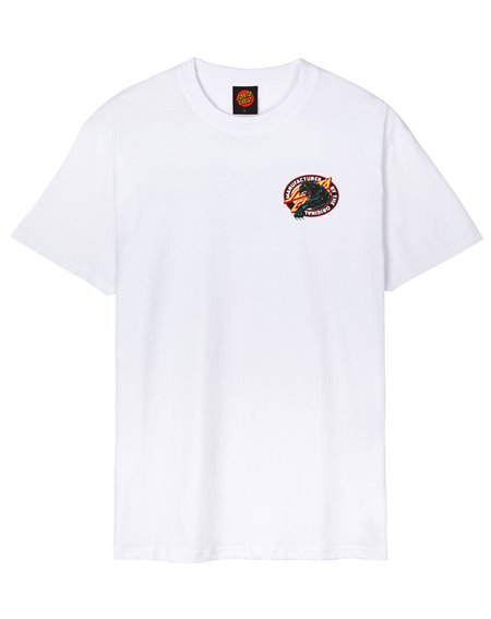 Santa Cruz Men's T-Shirt Natas SC Panther (White) 2