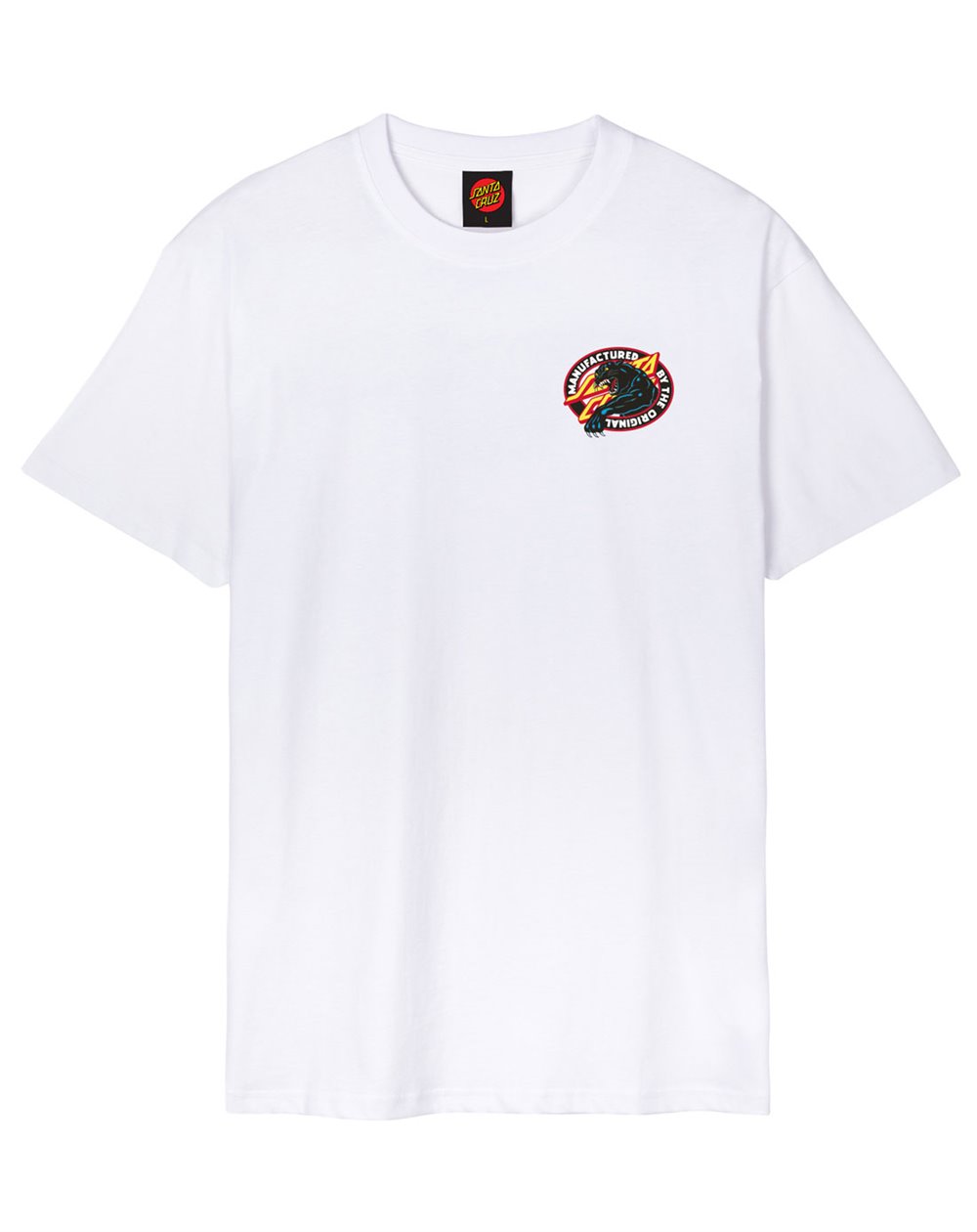Santa Cruz Herren T-Shirt Natas SC Panther (White)
