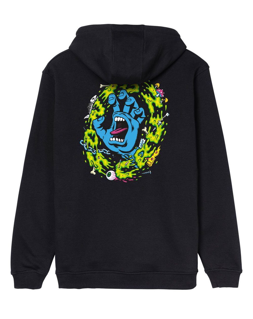 Santa Cruz Sudadera con Capucha Hombre Slime Scream (Black)