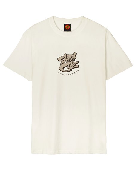 Santa Cruz Herren T-Shirt Pace Deathtrap (Unbleached Cotton)