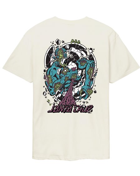 Santa Cruz T-Shirt Homme Roskopp Dissect Strip (Unbleached Cotton)