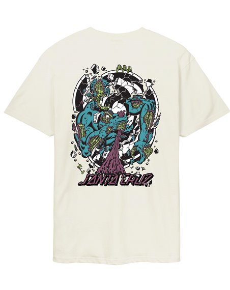 Santa Cruz Camiseta Hombre Roskopp Dissect Strip (Unbleached Cotton)