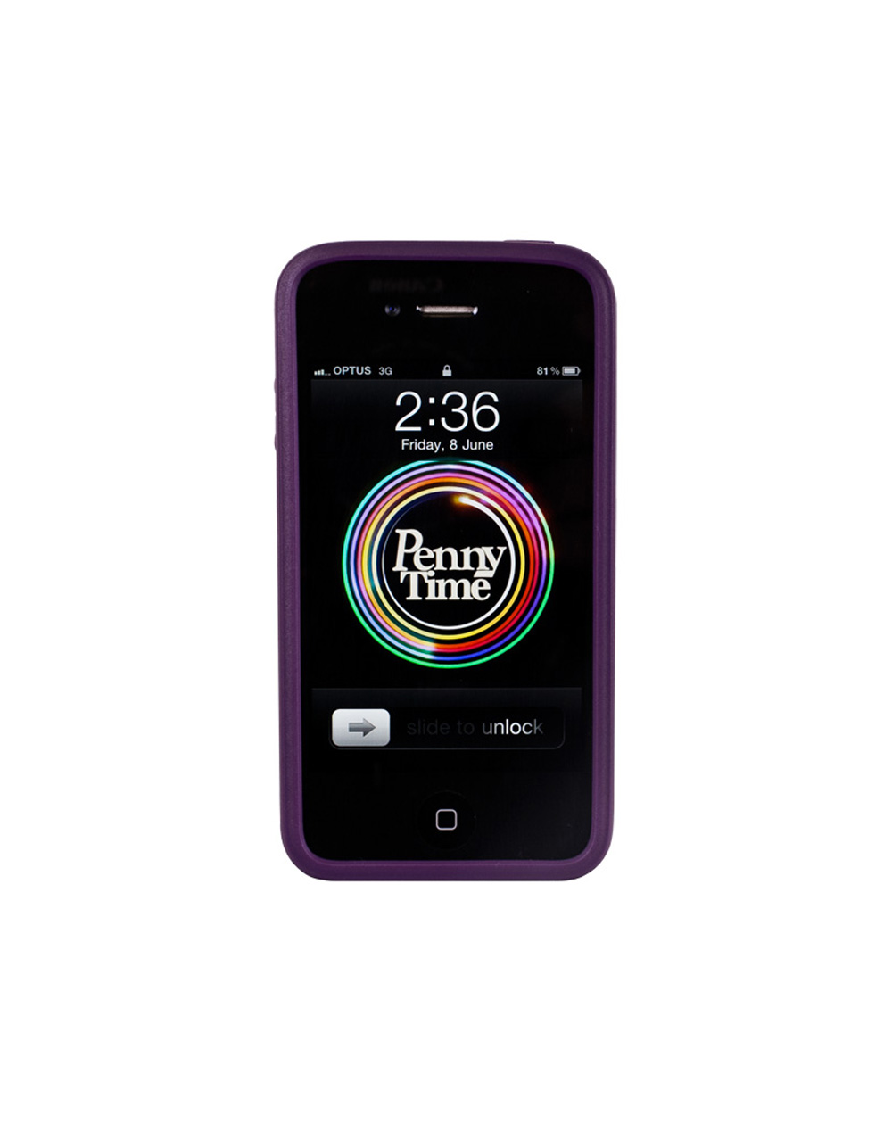 Penny Funda iPhone 4/4s Penny Purple