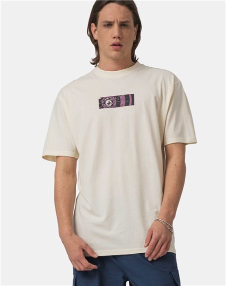 Santa Cruz T-Shirt Uomo Roskopp Dissect Strip (Unbleached Cotton)