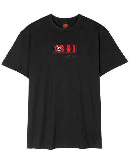 Santa Cruz Camiseta Hombre Roskopp Dissect Strip (Black)